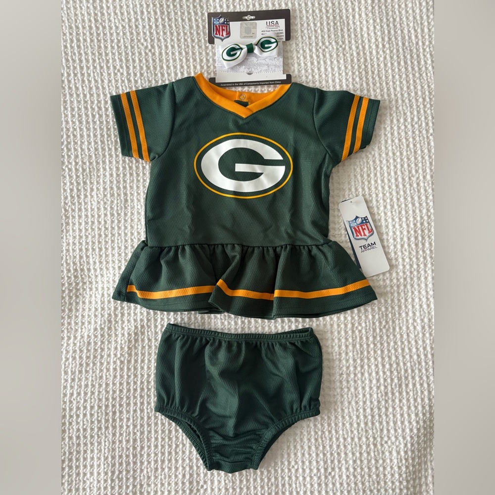 Green Bay Packers Baby Dress